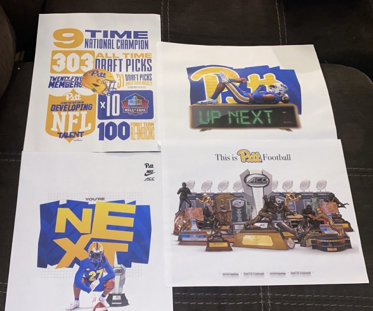 JaidenDavis38's tweet image. Thank you to 🔵🟡PITT🟡🔵 staff for sending me more mail today 💯 It is greatly appreciated @Pitt_FB @GHinsdalePITT @coachdaoust