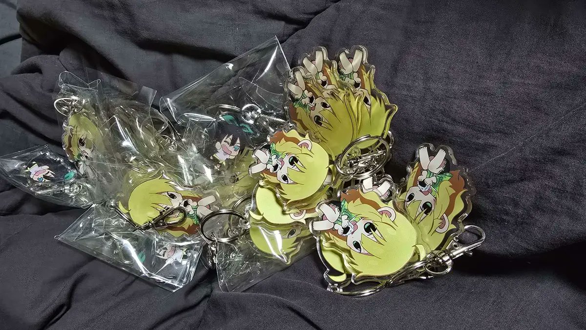 박현진 (@musashi178b) on Twitter photo witchform.com/formViewer/sli…
아이투유 남은 굿즈 통판합니다~
원하는 조합으로 맞춰주는 줄줄이키링
현장에서 찾으시던 이오와 레온을 넣었습니다 (_ _)
잘부탁드립니다!!
<a href="/i2U_booth/">아이마스(i2U) 온리전 부스 홍보계</a> witchform.com/formViewer/sli…
아이투유 남은 굿즈 통판합니다~
원하는 조합으로 맞춰주는 줄줄이키링
현장에서 찾으시던 이오와 레온을 넣었습니다 (_ _)
잘부탁드립니다!!
<a href="/i2U_booth/">아이마스(i2U) 온리전 부스 홍보계</a>