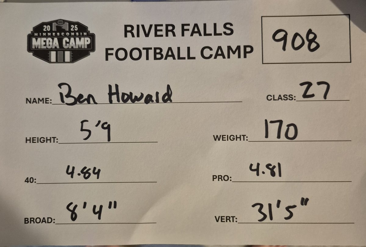 Ben27Howard's tweet image. Had a great time at the UW River Falls Mega Camp the other day! 
@KyleRiggott @Luke_Fish99 #RISE #STORM
