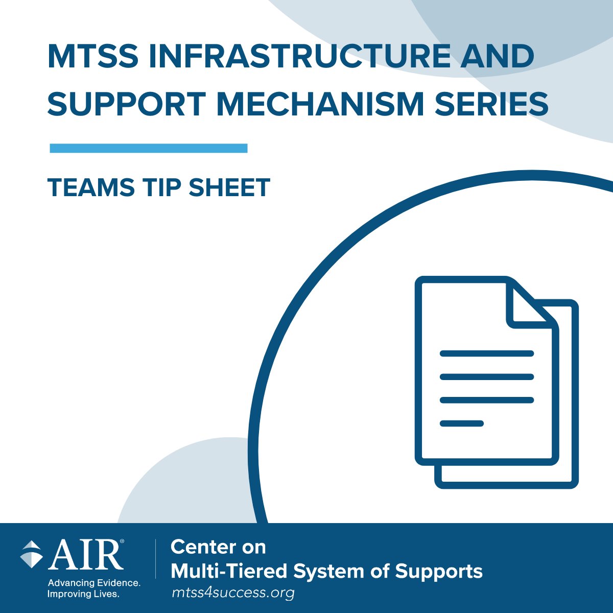 MTSScenter's tweet image. What do MTSS teams look like at the school level? 🔍
Whether you're building a new team or refining an existing one, our Teams Tip Sheet provides resources to support team facilitation and effective problem-solving: mtss4success.org/resource/mtss-…