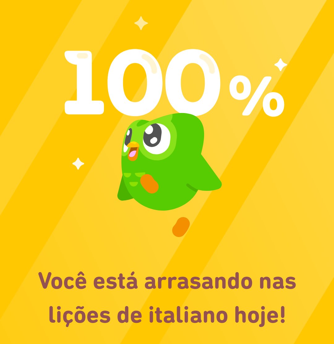 cwfernandes's tweet image. Saúde mental: aprender um novo idioma depois de adulto, reduz em até 30% a probabilidade de ter doenças neurodegenerativas!

Hoje tive mais uma aula fantástica de ITALIANO e tive um aproveitamento sensacional 🙂

🇮🇹🇮🇹🇮🇹🇮🇹🇮🇹🇮🇹

#italiano #ItalianClass #duolingo #saudemental