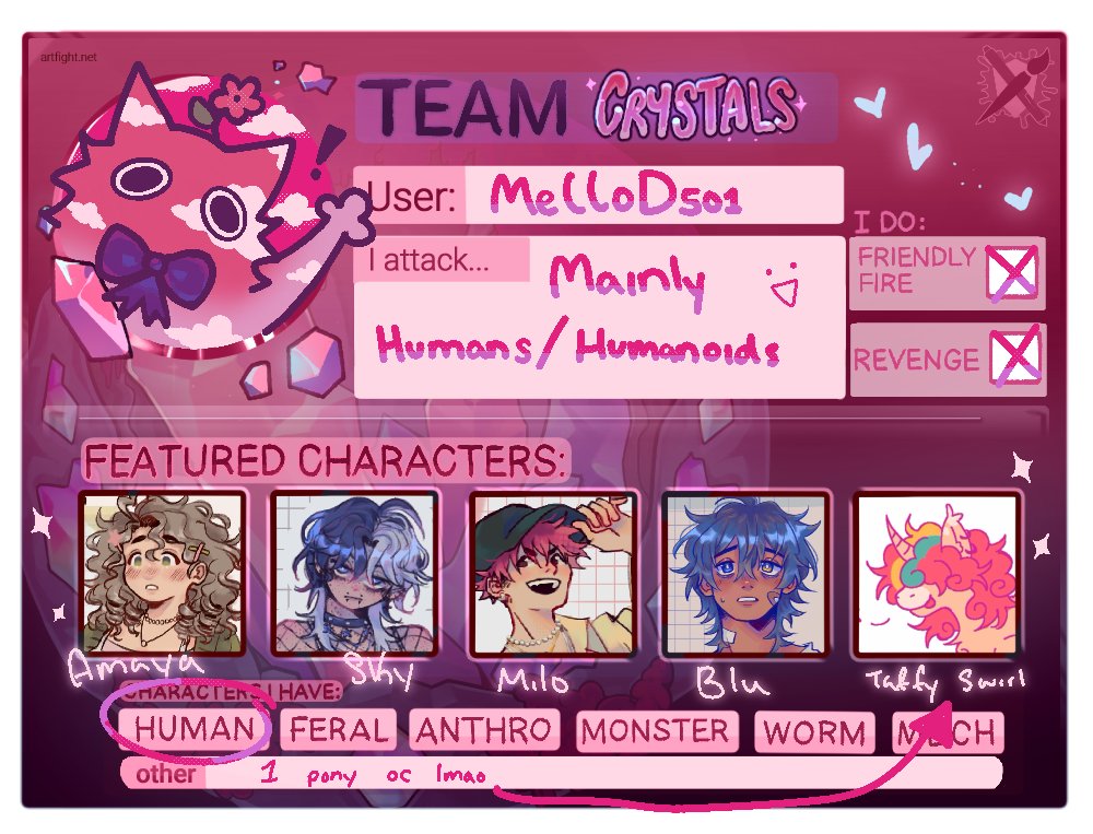 MelloD501's tweet image. First time joining art fight!! I think Iโm ready??
#artfight2025 #Artfight