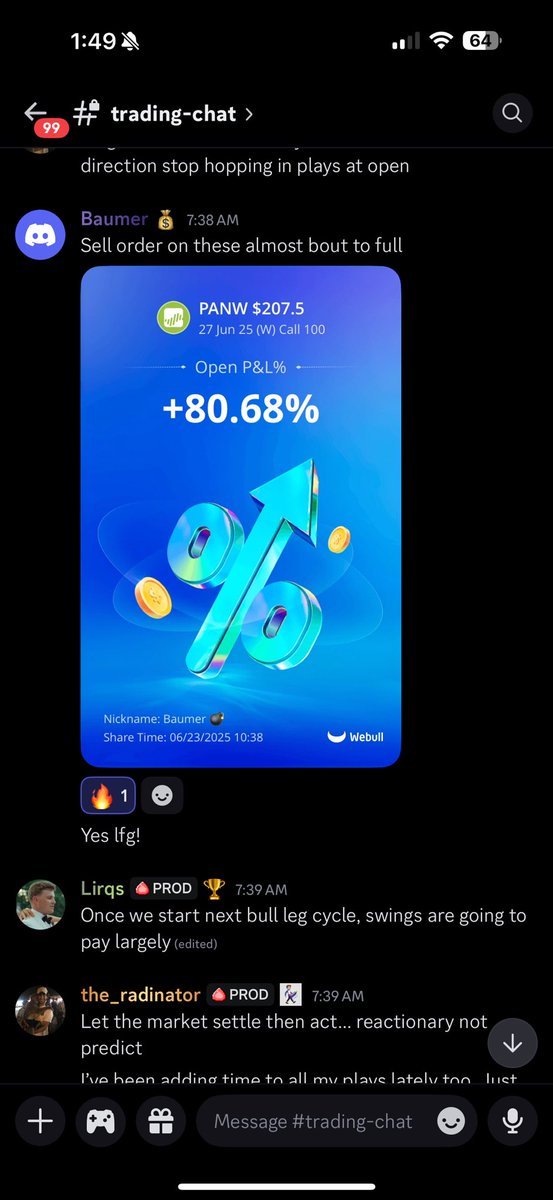 Sneak peak on some of the money made today!!! Inside the discord gets the best plays!! 

Link in bio! 

<a href="/the_radinator/">Radinator</a> <a href="/Carlitos_Trades/">Carlitos_Trades</a>