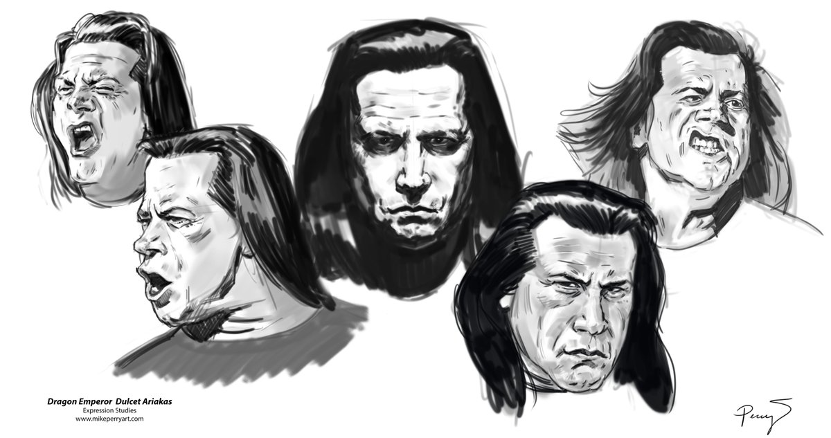 🛡️ Head studies of Emperor Ariakas — forging the face of a tyrant. Still exploring how much power, cruelty, and control can fit into one expression.

Which version feels the most dangerous to you? 👑🐉