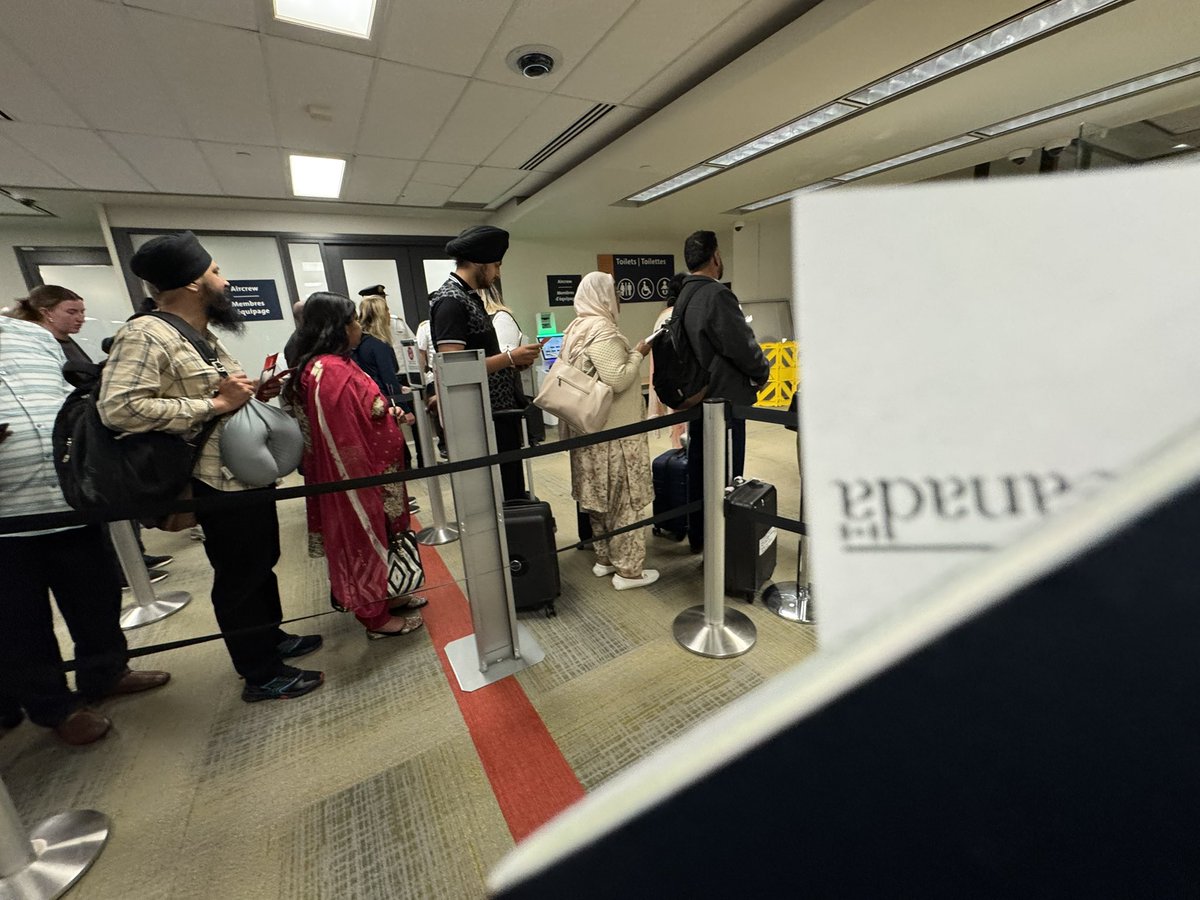 Addendum: the contingent from Punjab included single military age men who barely spoke any English, and the elderly who are clearly here for healthcare paid for by our tax dollars. There were 16 wheelchair requests by them. All of them looked able bodied. Welcome to Canada! 🥇