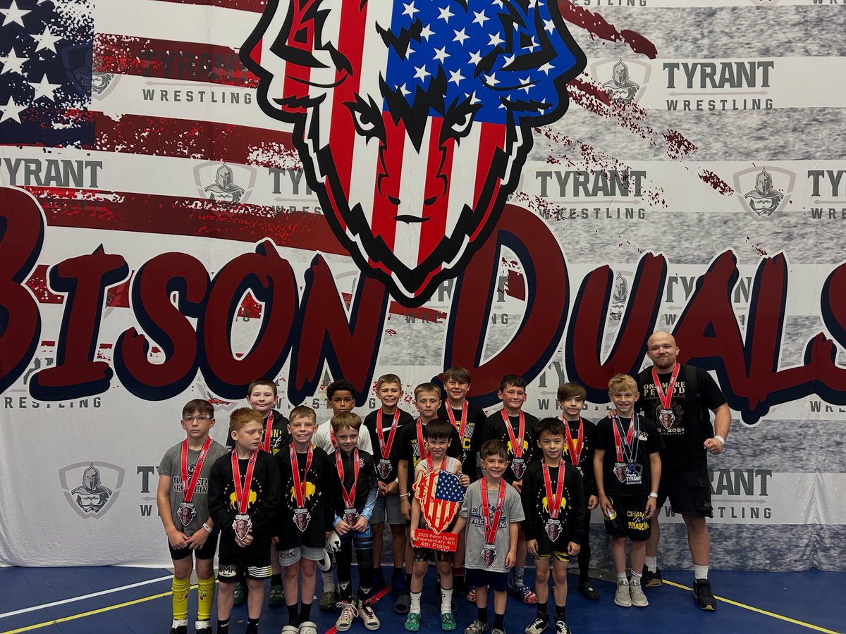 2025 Bison Duals 
ES4 Division

1st Place - Revival Jokers
2nd Place - Potentially Dangerous
3rd Place - Revival Legacy
4th Place - OMP