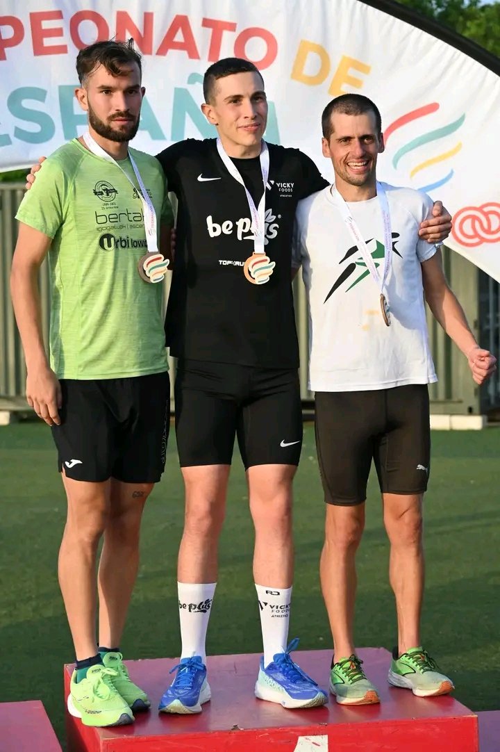 El sábado fui campeón de España Feddi en 10.000 Chiclana