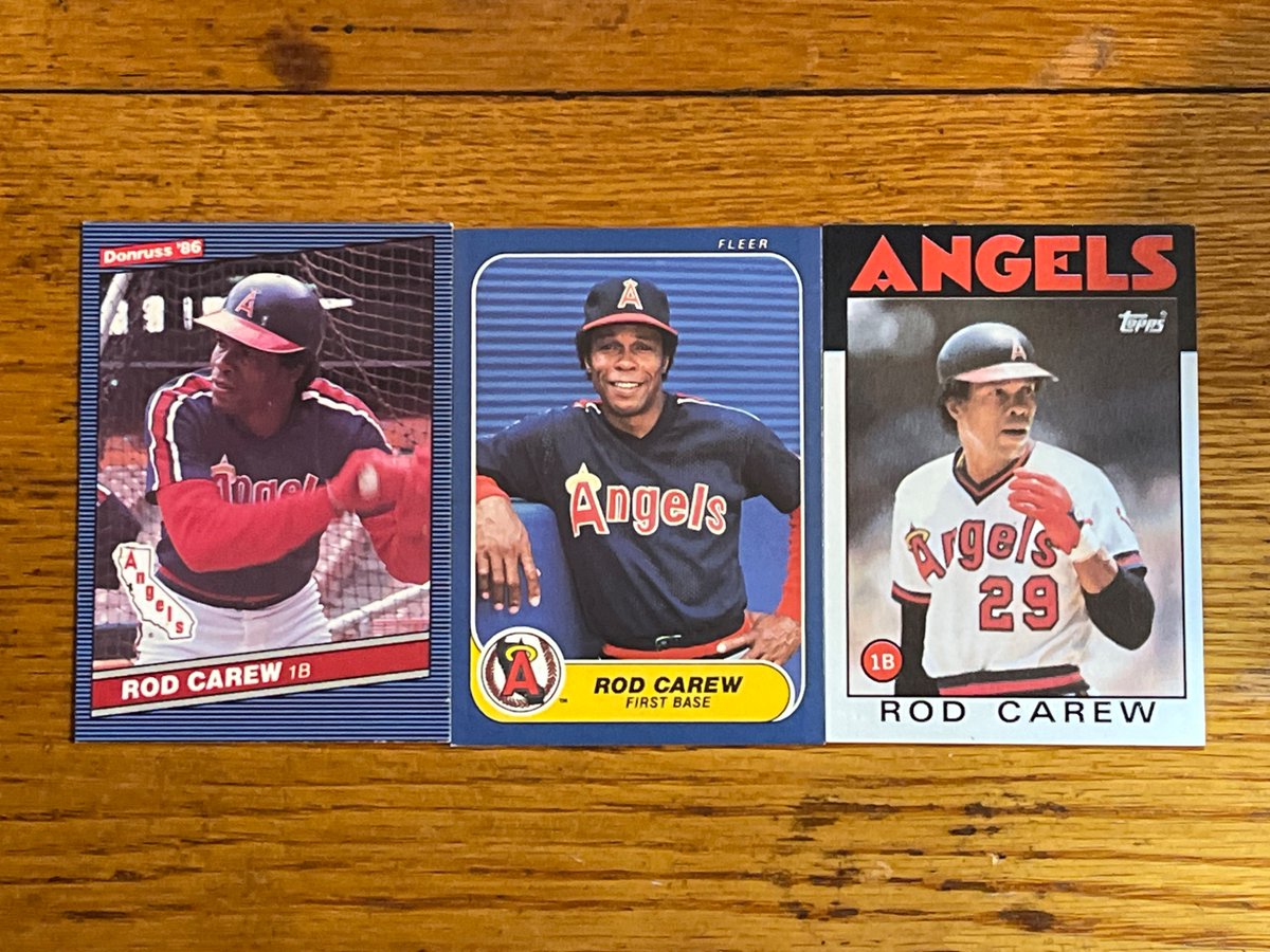 RetroCardSnaps's tweet image. Battle of the Brands
Who did the best job with Rod Carew in 1986?