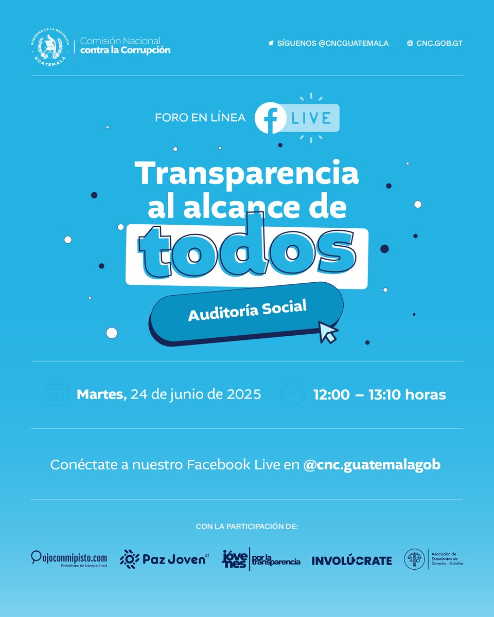 Comisión Nacional contra la Corrupción tweet media