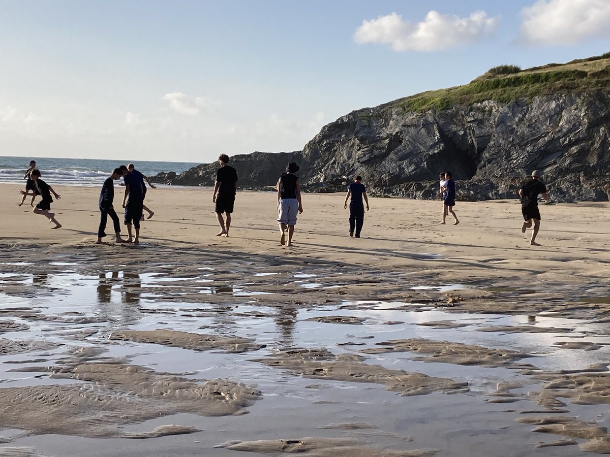 A beautiful evening for a walk on the beach