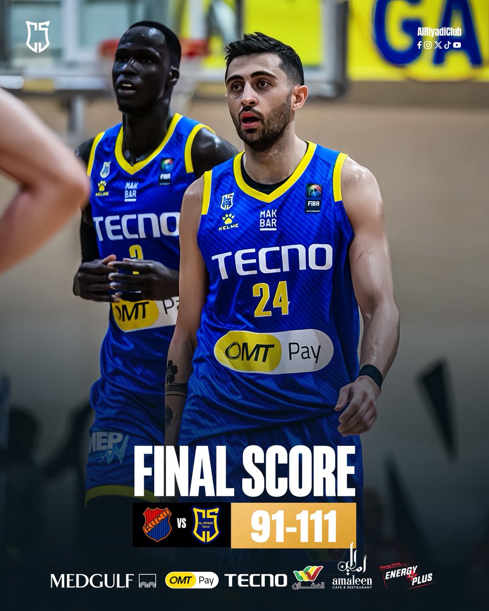 Two down, one more to go! Al Riyadi dominate Game 2 in Mezher ✨

#AlRiyadiClub