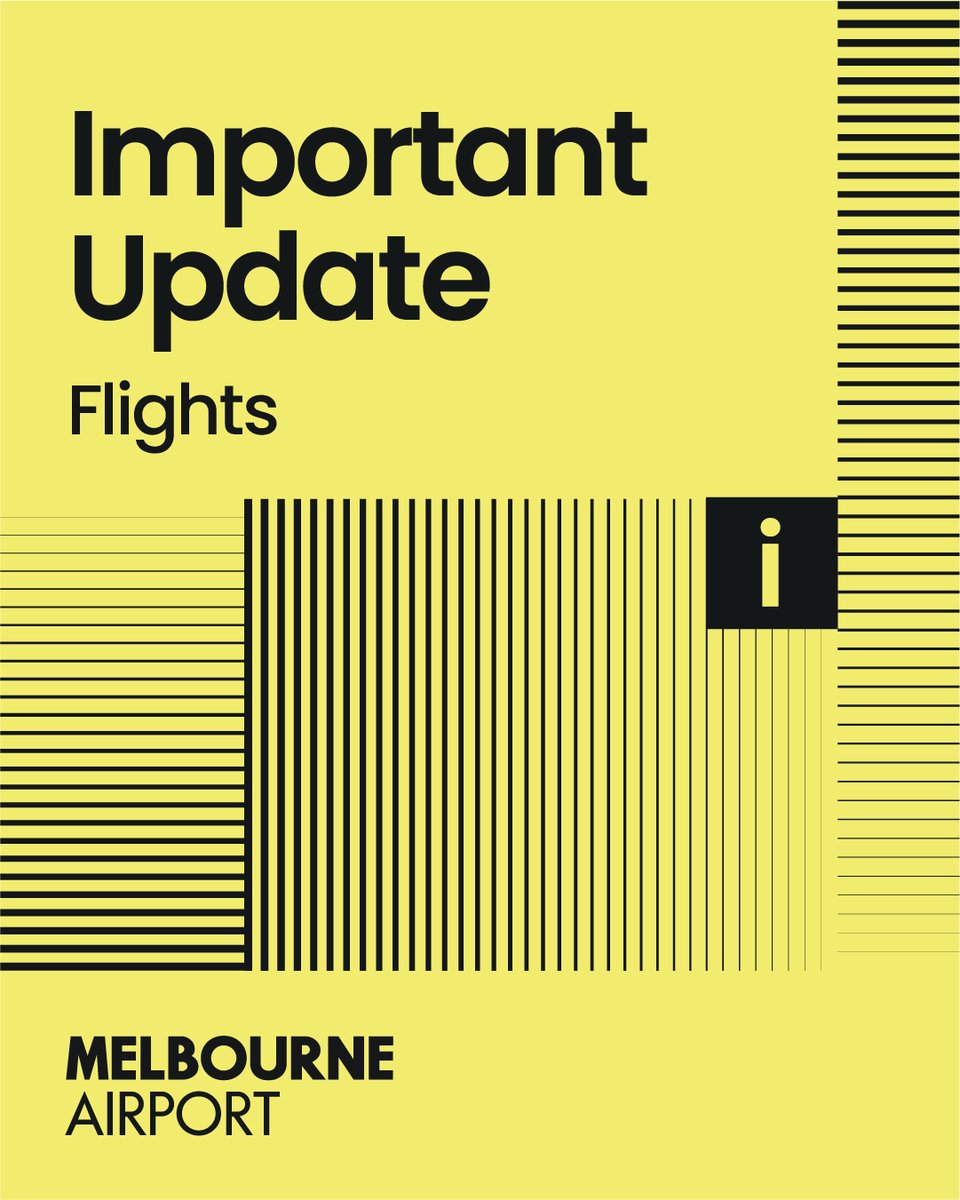 Melbourne Airport tweet media