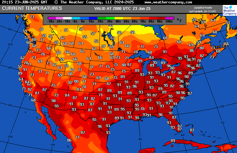 climateguyw's tweet photo. On 6/23 dangerous CAT3 #HeatwaveShell continued to scorch the Northeast + South. Heat advisories were added in the Southeast. A front produced relief for the Upper Midwest. Most records set on MON were in the Northeast-Criteria: https://t.co/4dz6wLvvID /@extremetemps @olliemilman https://t.co/SeFLTgMBen