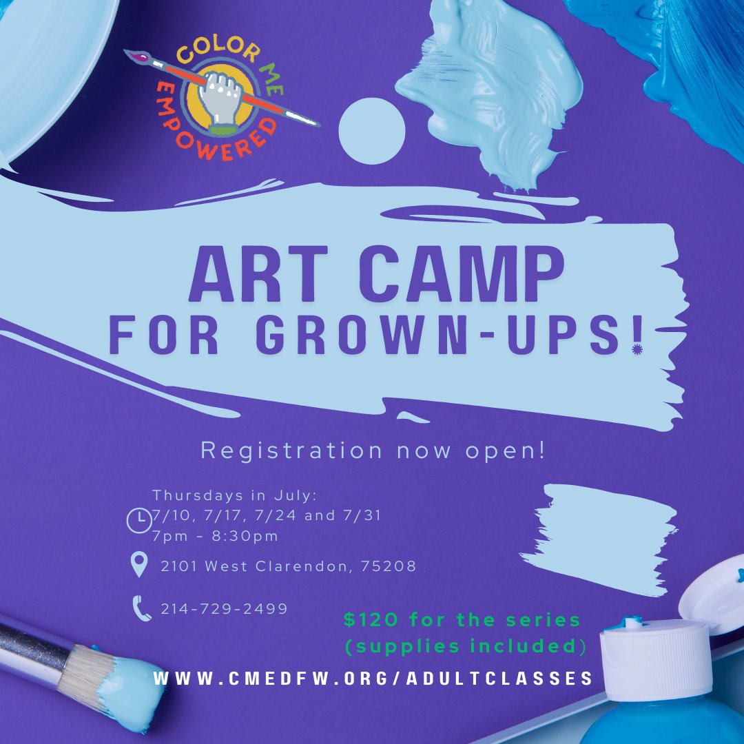 ClrMeEmpowered's tweet photo. Grown-ups need art camp, too. :) https://t.co/kUHEX6I0JZ