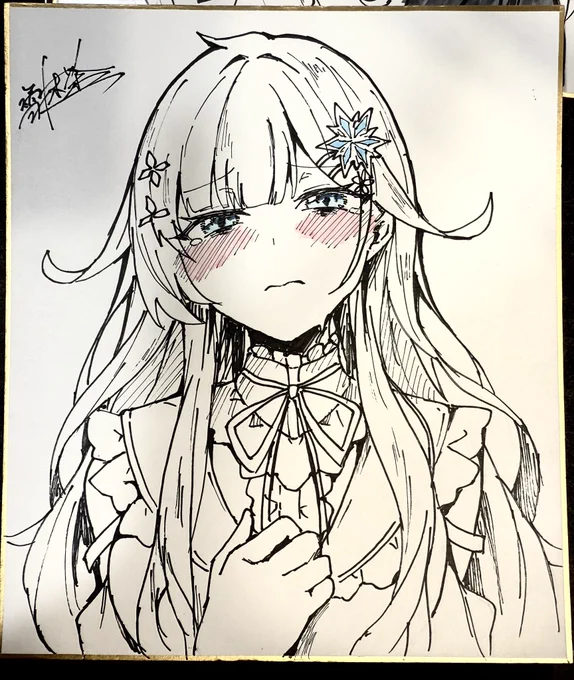 リクエスト色紙 まひまひ 
