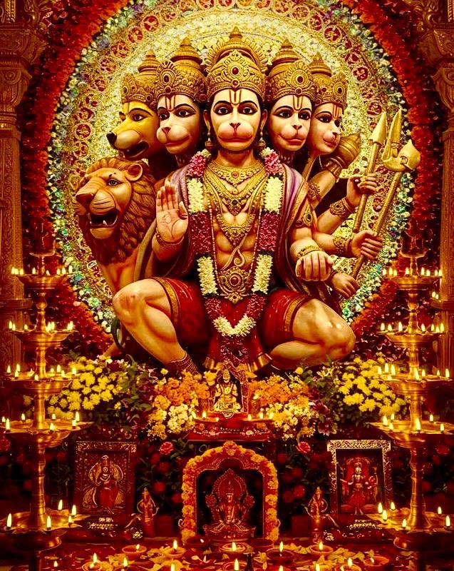 हनुमान जी की भक्ति से होता है हर संकट 
पार उनके चरणोंमें समर्पित होता है हर दुलार 
   जय श्री हनुमान