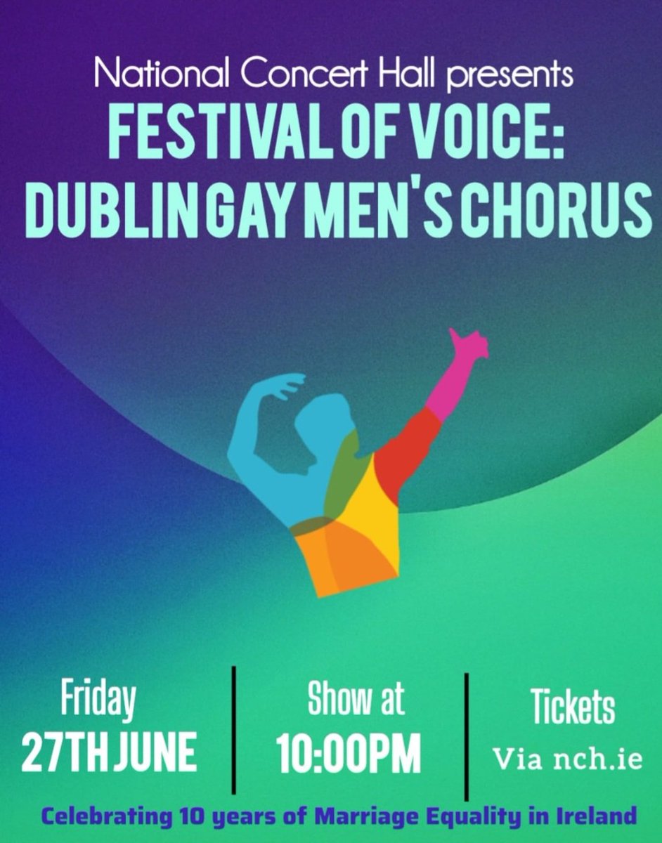 Dublin Gay Men's Chorus (@dublingaychorus) on Twitter photo Join us on Friday at 10pm at <a href="/NCH_Music/">National Concert Hall</a> for Festival of Voice. A pre Pride evening of sing. Tickets nch.ie #nch #festival #voice #show #gay #malechoir Join us on Friday at 10pm at <a href="/NCH_Music/">National Concert Hall</a> for Festival of Voice. A pre Pride evening of sing. Tickets nch.ie #nch #festival #voice #show #gay #malechoir