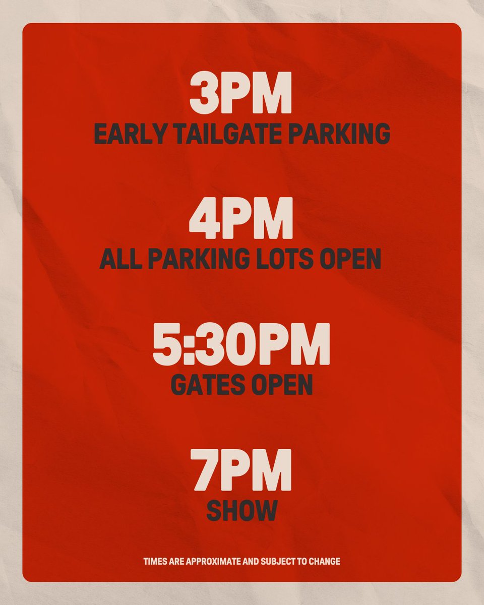 Pav_StarLake's tweet image. 🤘THURSDAY 6/26 – Avril Lavigne🤘
🎟️ concerts.livenation.com/event/1600617B…
⭐Upgrades: livemu.sc/3T1VUIL
📲 Text AVRIL25 to 724-442-5777 and we'll send show updates to your phone
🎉 Arrive Early for the Meet Up!
👉 Got questions? pavilionstarlake.com/visit#faq