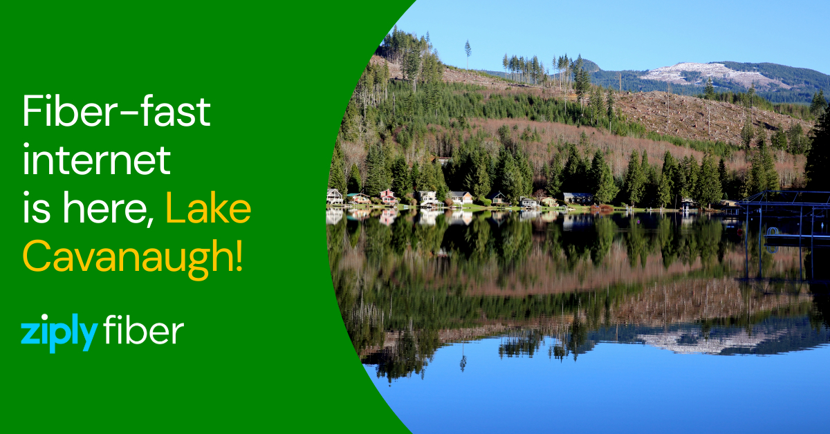 Hey, Lake Cavanaugh. Fast fiber internet just rolled into town! It’s perfect for streaming marathons, remote workdays or just finally winning that online game (you know the one). We’re proud to be part of your community. Check your address: spr.ly/60134bKfl