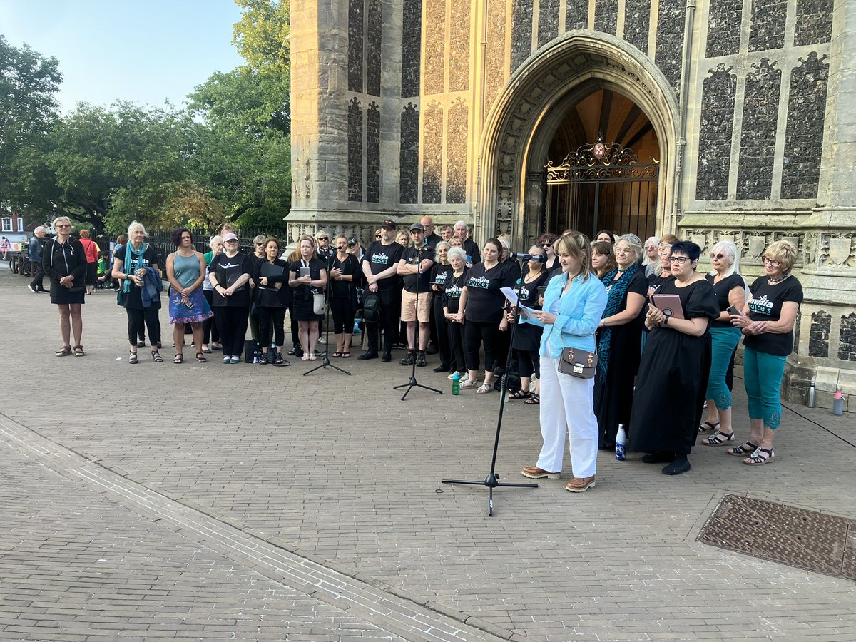 We spent a moving and emotional evening at the Magdelene Group women’s night time strut - a city walk to raise awareness of violence against women and girls.  The Invidia Rock Choir added incredible atmosphere to the poignant vigil.