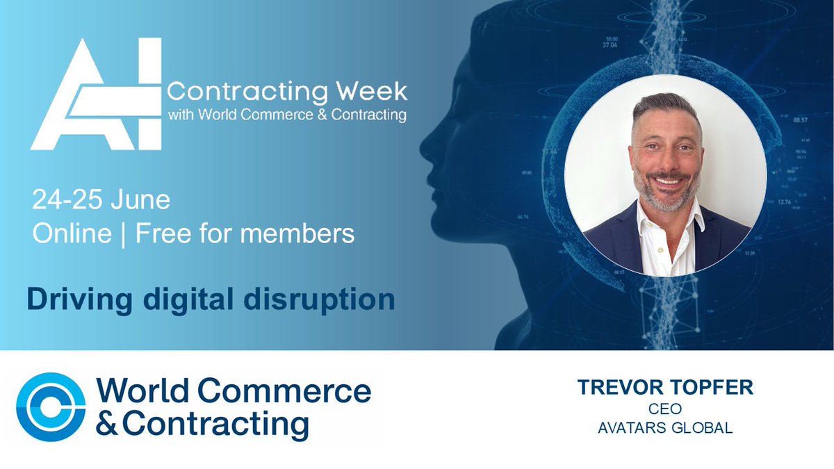 🚨 Happening Tomorrow!

Our CEO, Trevor Topfer, is speaking tomorrow at the World Commerce &amp; Contracting’s AI Contracting Week, where they’ll be sharing insights on the future of AI avatars, immersive experiences, and how brands can lead in the era of digital identity.

This is a