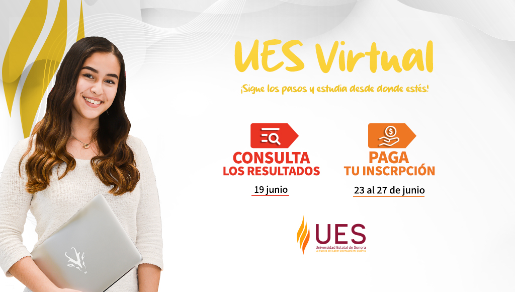 🎓 Aspirante de UES Virtual: ¡ya puedes consultar si fuiste aceptado o aceptada para estudiar en la UES!

📅 Entra a 👉 aspirantes.ues.mx

✅ Si fuiste aceptada o aceptado, realiza tu pago de inscripción del 23 al 27 de junio para asegurar tu lugar.

#UESVirtual