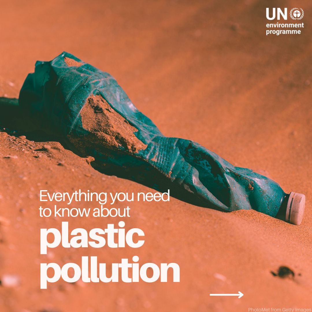 UNGeneva's tweet photo. Last year alone, the world generated around 400 million tonnes of plastic waste.

Here’s a closer look at what plastic pollution is, why it’s such a problem, and what can be done about it➡️ https://t.co/Dy6E6PAREZ 
#BeatPlasticPollution https://t.co/i6O7jpMUER