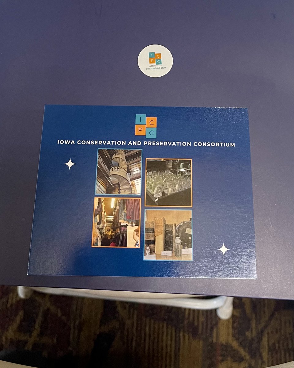ISU_Library's tweet image. June 20 was for the books- literally.
The #SaveOurStuff Conference, hosted by the ICPC, turned Parks Library into Iowa’s preservation HQ for the day. From rare books to historic spaces, it was all about saving the stuff that matters. 🏛️📚 #preserveiowa #preservation #museum