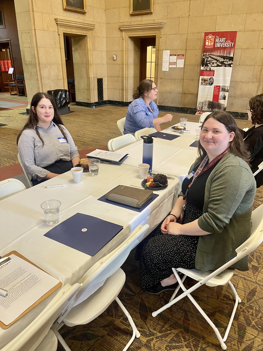 ISU_Library's tweet image. June 20 was for the books- literally.
The #SaveOurStuff Conference, hosted by the ICPC, turned Parks Library into Iowa’s preservation HQ for the day. From rare books to historic spaces, it was all about saving the stuff that matters. 🏛️📚 #preserveiowa #preservation #museum