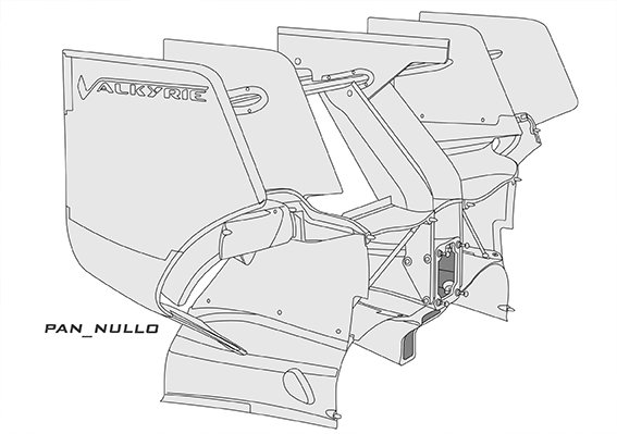 pan_nullo's tweet image. #amr #valkyrie #LMH #tailshell complex pylons @FIAWEC @IMSA