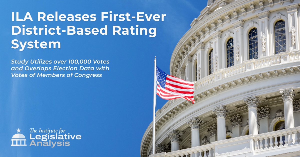 leganalysis's tweet image. The Institute for Legislative Analysis has just published the only ratings in America that reveal how every member of Congress measures up when it comes to defending the limited government principles of the U.S. Constitution — plus our new District-Based Grading System showing…