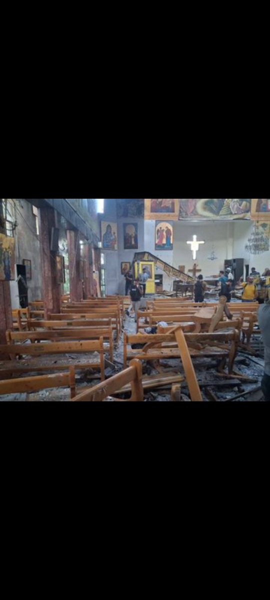 SohaGergos's tweet photo. @PeterSweden7 The bombing of a Greek Orthodox church on 22.6,killing 25, is a horrific reminder of the escalating dangers for Christians in Syria.Urgent action is needed to protect vulnerable religious minorities. We must advocate for their safety and immediate relocation for them https://t.co/5iJZZl7tTX