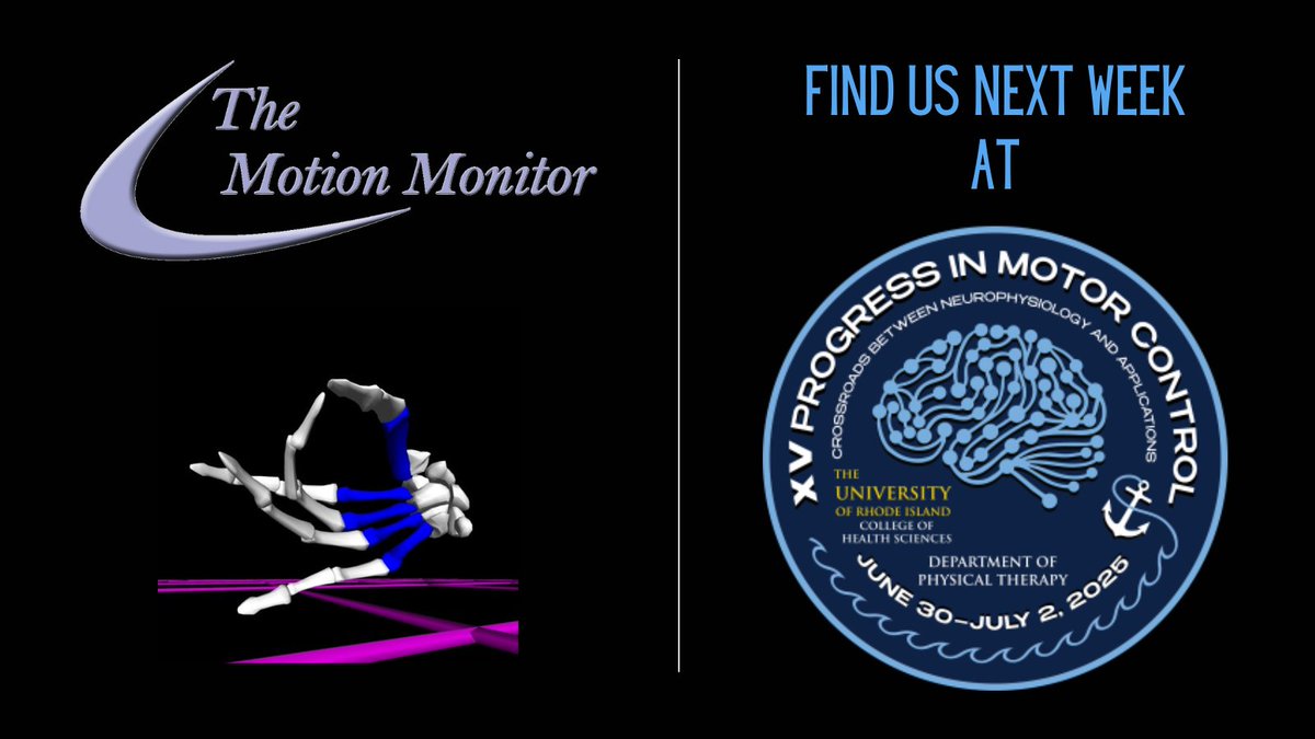 The MotionMonitor (@motionmonitor) on Twitter photo We're looking forward to attending the #ProgressinMotorControl Conference at <a href="/RhodeUniversity/">University of Rhode Island</a> next week! Excited to share The MotionMonitor's functionalities in #motioncapture, #Biofeedback, #EEG, #virtualreality, #handtracking and more! We're looking forward to attending the #ProgressinMotorControl Conference at <a href="/RhodeUniversity/">University of Rhode Island</a> next week! Excited to share The MotionMonitor's functionalities in #motioncapture, #Biofeedback, #EEG, #virtualreality, #handtracking and more!