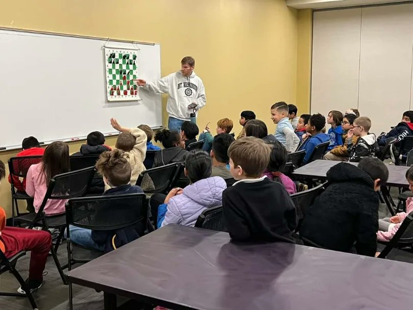 MCCL256's tweet photo. It's Monday! Which means one thing for MCCL...

♟️ Monday Night Chess at the Madison Library ♟️

Join us tonight from 6–7:30 PM for casual chess fun! Open to K–12th graders of all skill levels.

♜ Free to attend
♞ Come play, learn, and grow
♙ Bring a friend! https://t.co/PfKoLwD9iE