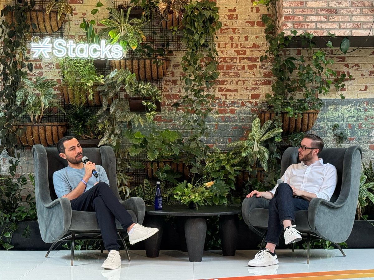 Stacks Asia (@stacksasiaorg) on Twitter photo Stacks is helping Bitcoin evolve from a passive asset into programmable infrastructure.
Today at Building on Bitcoin NYC, <a href="/muneeb/">muneeb.btc</a> and <a href="/kyleellicott/">Kyle Ellicott</a> shared how sBTC, SIP-031, and the rise of Bitcoin treasuries are reshaping institutional strategy and BTCFi growth. Stacks is helping Bitcoin evolve from a passive asset into programmable infrastructure.
Today at Building on Bitcoin NYC, <a href="/muneeb/">muneeb.btc</a> and <a href="/kyleellicott/">Kyle Ellicott</a> shared how sBTC, SIP-031, and the rise of Bitcoin treasuries are reshaping institutional strategy and BTCFi growth.