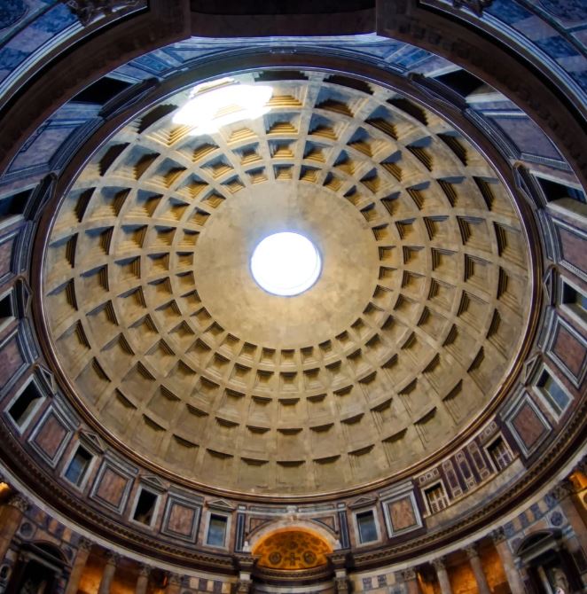 May your day be as inspiring as this view from the oculus! 🇮🇹 #Buongiorno 🌞 The brilliance of ancient Rome ❤️