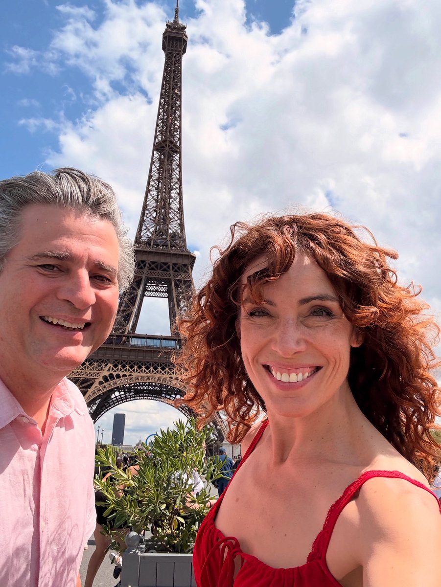 Feeling the love at the Eiffel Tower!