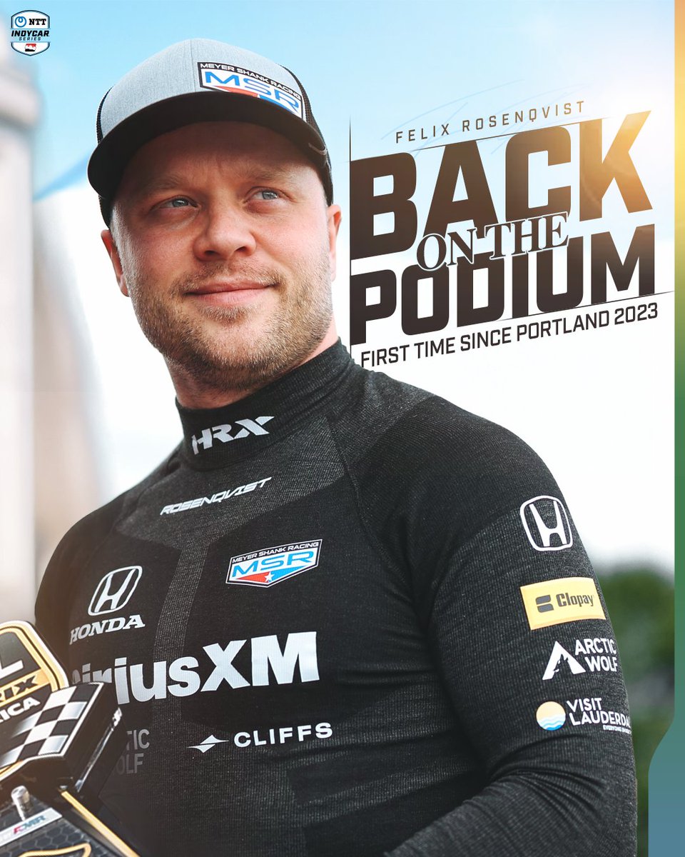 NTT INDYCAR SERIES (@indycar) on Twitter photo Never stopped fighting 😤
<a href="/FRosenqvist/">Felix Rosenqvist</a> returns to the podium for the first time since 2023. Never stopped fighting 😤
<a href="/FRosenqvist/">Felix Rosenqvist</a> returns to the podium for the first time since 2023.