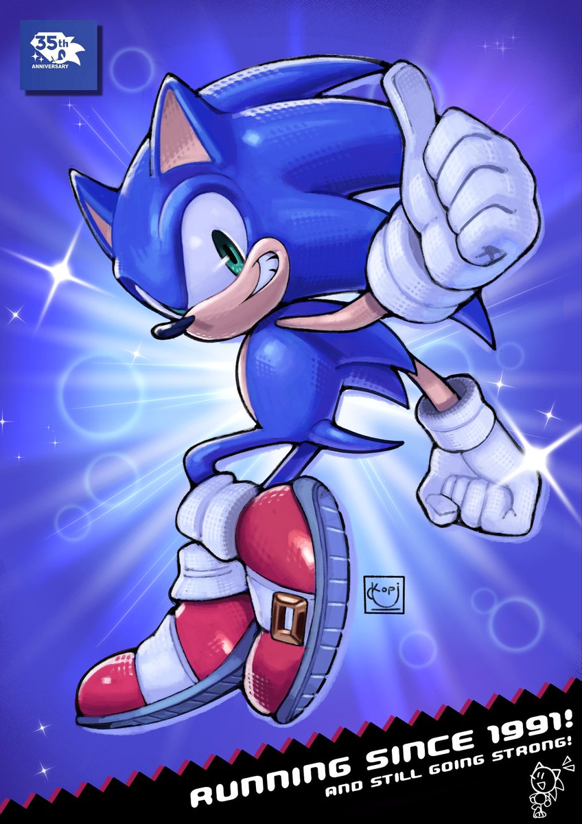 kopikup_'s tweet image. Happy 34th Sonic! (Sorry no new Sonic rn)
