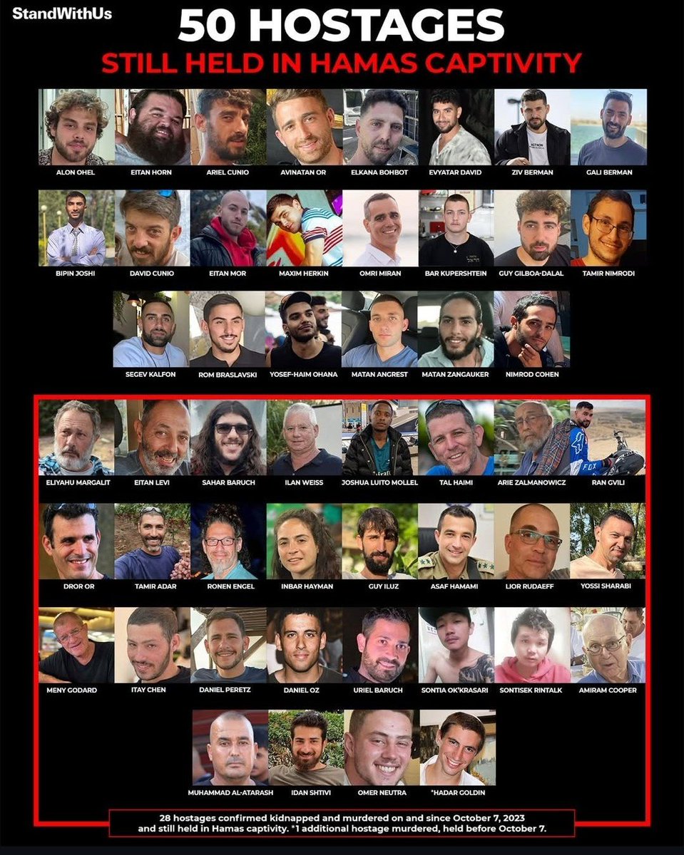 ArgamaniNoa's tweet image. 50 hostages. 50 worlds. 50 families.
Don’t forget them. Don’t stop speaking out.
#BringThemHomeNow