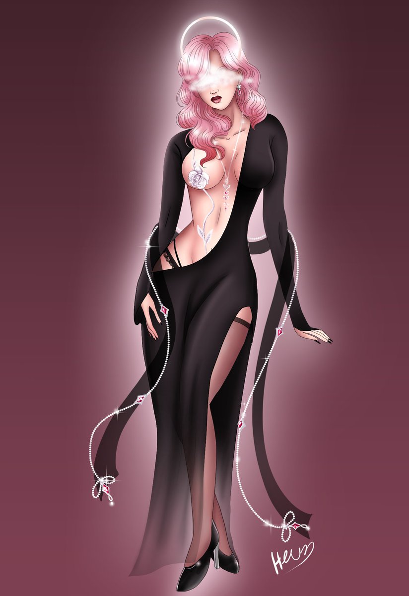 Hello I am back from the dead to show you my updated version of Song!!!
🤍
I missed drawing this gal. 💞
I am also rewriting her lore right now :p

#oc #originalcharacter #redesign #ocredesign #myoc