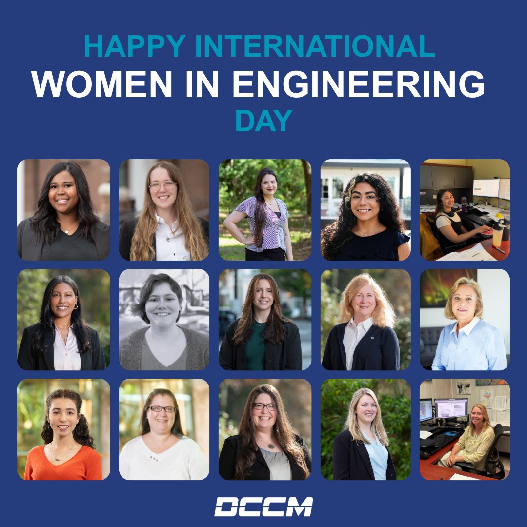 WeAreDCCM's tweet photo. Happy International Women in Engineering Day! 👷‍♀️🛠️🌍
With over 26 talented women engineers across DCCM, we’re proud to celebrate their innovation, leadership, and impact on the industry. Thank you for helping shape a better future—one project at a time! 💪🚧✨ https://t.co/2cj194NXo3