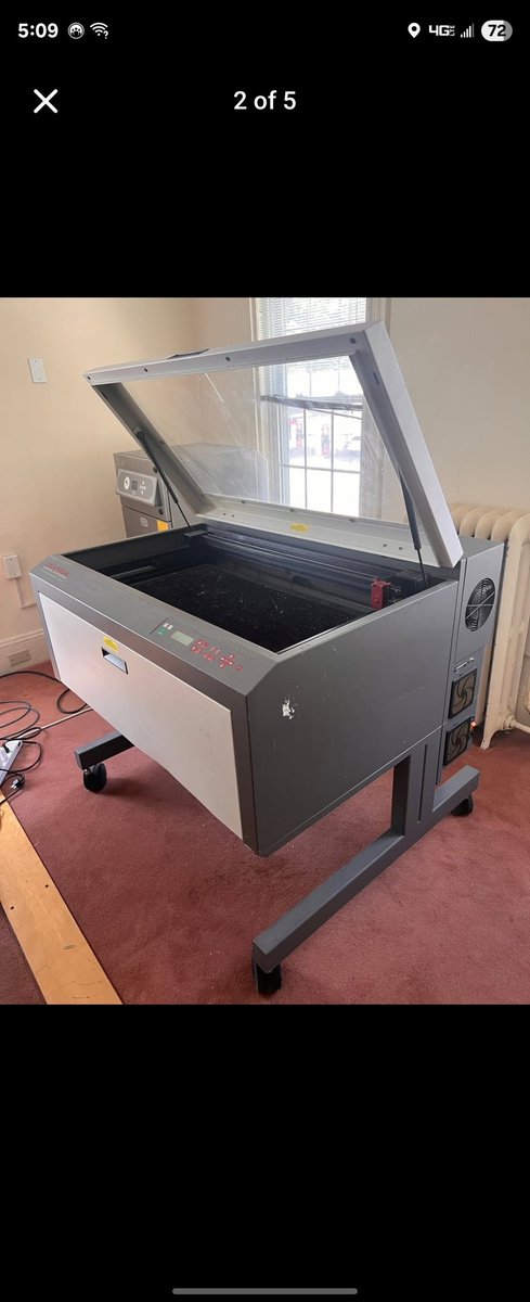 2014 laser cutter with a 18X32 bed. Universal Laser System Model No. X-660. Laser tube requires a replacement. Is this worth keeping alive?