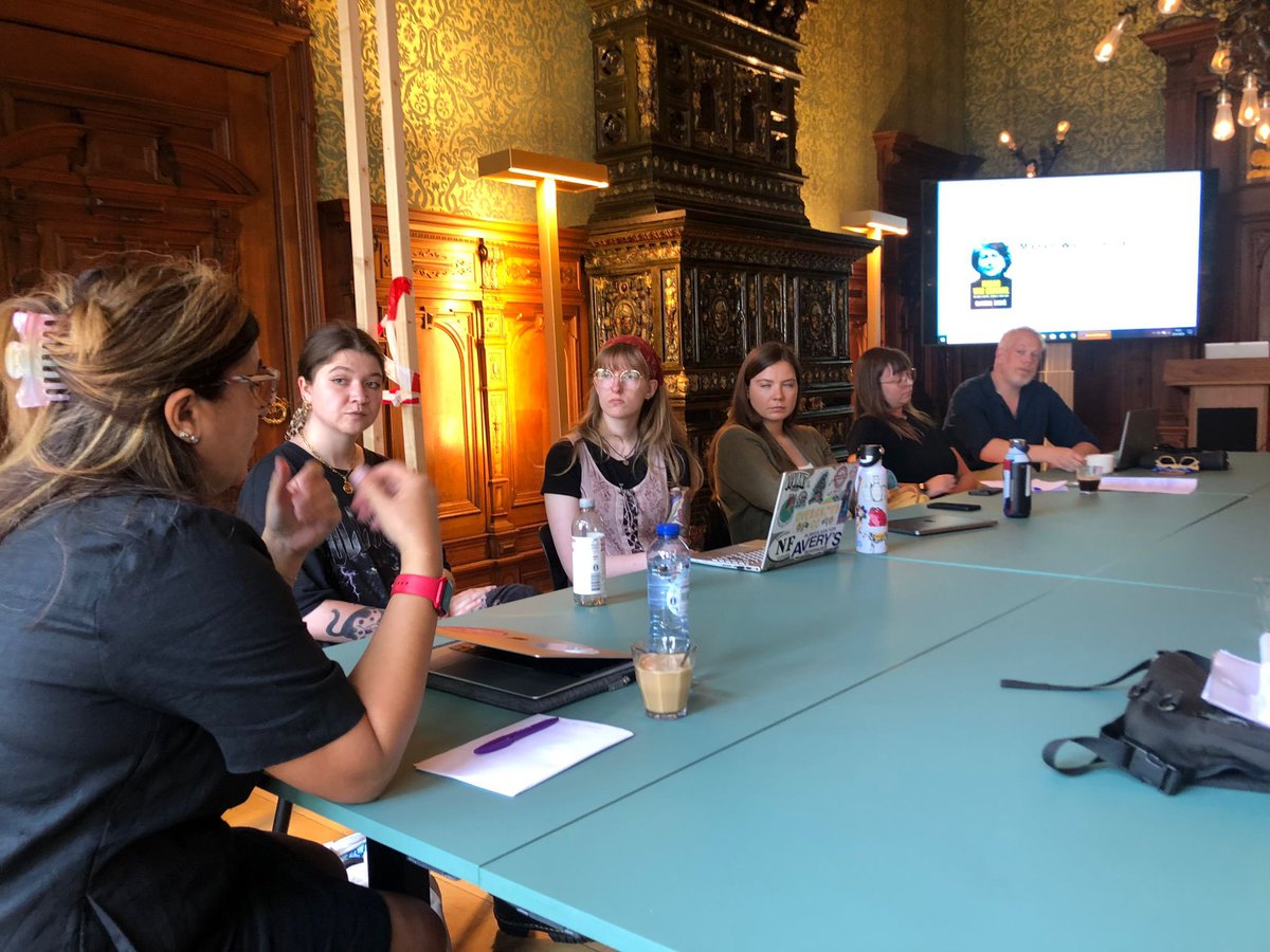 lucy.gaynor (@lucyjgaynor) on Twitter photo Delighted to have Olivera Simić
<a href="/NIODamsterdam/">NIOD | Bluesky: @niodamsterdam.bsky.social</a> to talk #perpetrators, approaches, ethics, & her book: “Madam War Criminal” about Biljana Plavšić who pled guilty to #crimesagainsthumanity @ #ICTY
Thought-provoking. Thanks to Barbora Holá & Vladimir Petrovic for organising! Delighted to have Olivera Simić
<a href="/NIODamsterdam/">NIOD | Bluesky: @niodamsterdam.bsky.social</a> to talk #perpetrators, approaches, ethics, & her book: “Madam War Criminal” about Biljana Plavšić who pled guilty to #crimesagainsthumanity @ #ICTY
Thought-provoking. Thanks to Barbora Holá & Vladimir Petrovic for organising!