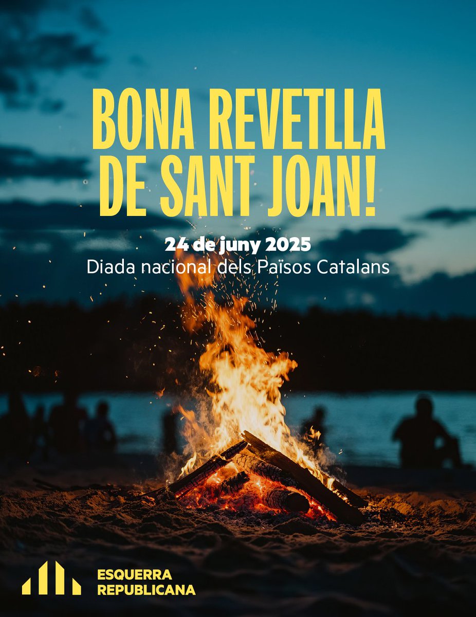 Bona revetlla de Sant Joan arreu dels Països Catalans!! Nit de foc, nit de renovació, nit de llibertat! Visca la terra!