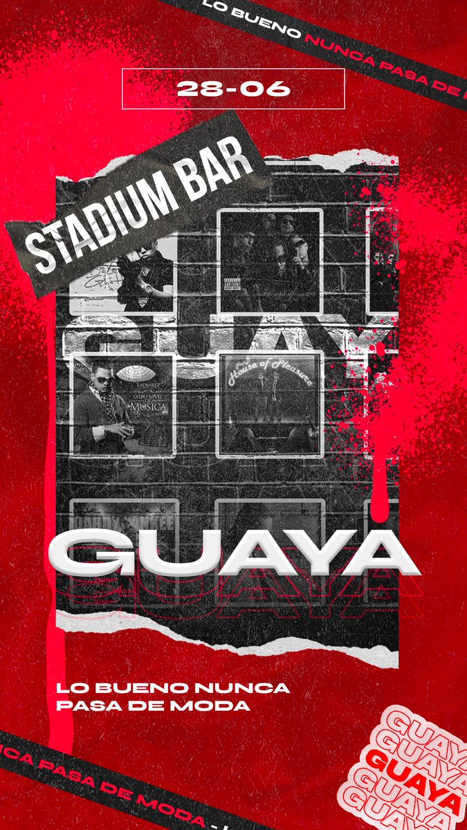 ❗️Buenos Días y buena semana❗️

Este sábado 28/6 Stadium Bar 🤩