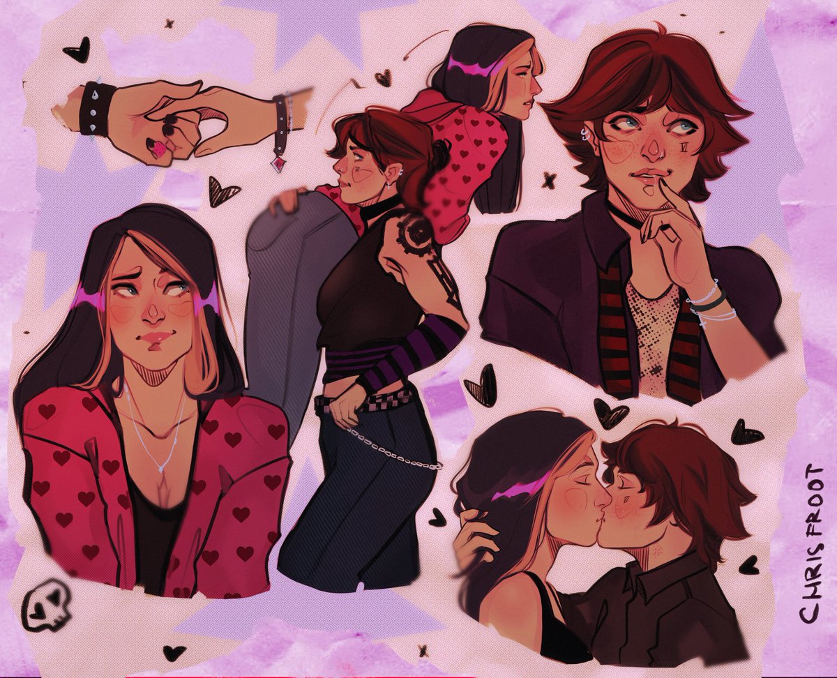 #caitvi ✨00s au✨

[inspo: jennifer’s body]
#piltoversfinest #arcane #arcanefanart #arcaneau