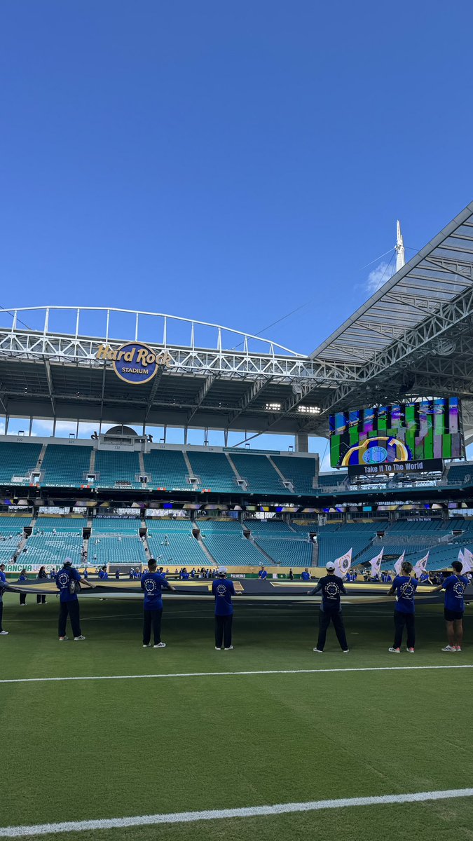 TrishChristakis's tweet image. Big game in the @FIFACWC tonight! Inter Miami taking on Brazilian powerhouse Palmeiras!
