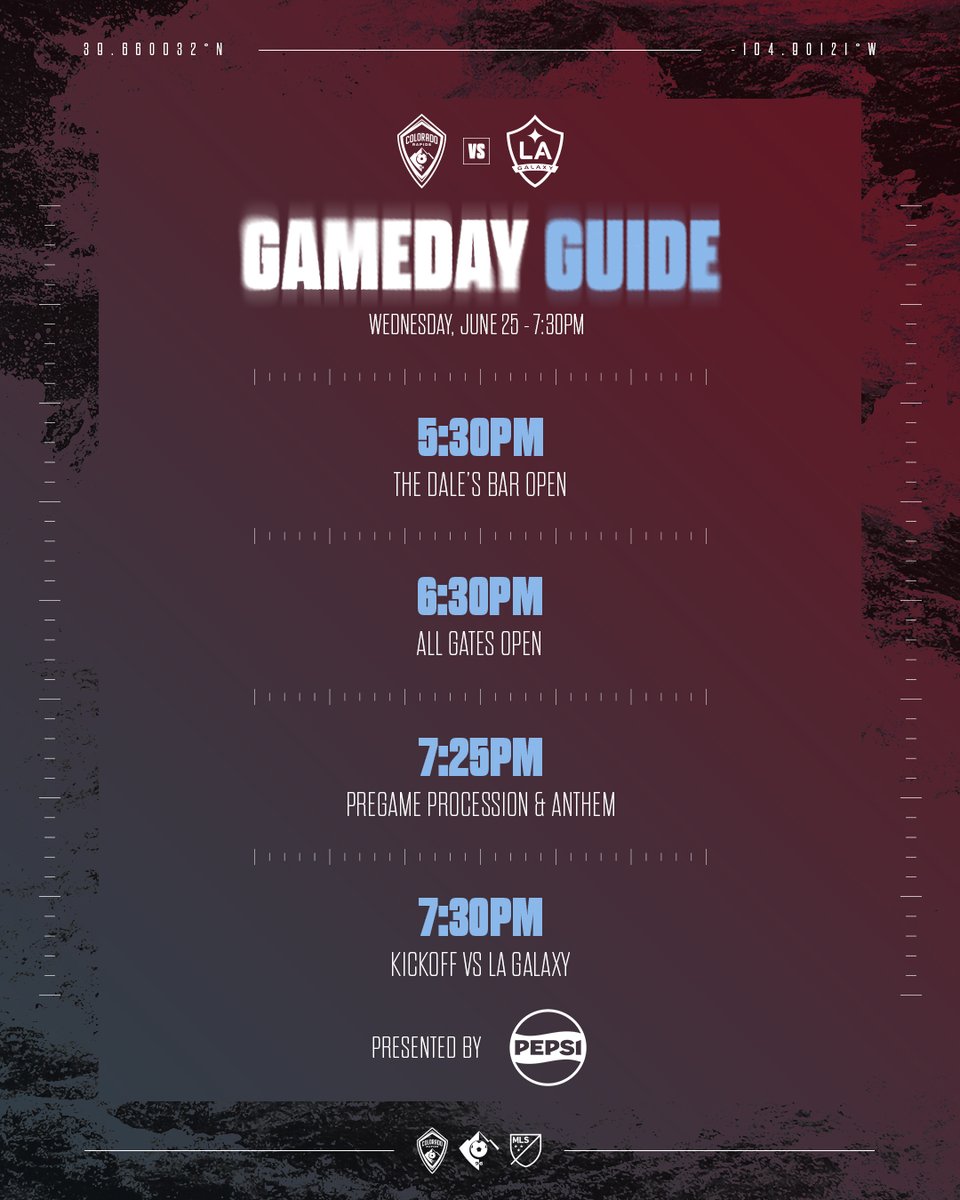 Pups + Rapids Soccer = A perfect Wednesday night 🐶⚽️ 

Know everything about tonight's matchup and Bark at the Park with our Gameday Guide, presented by Pepsi <a href="/pepsi/">Pepsi</a> 🏟️ » rapids96.com/GamedayGuideLA