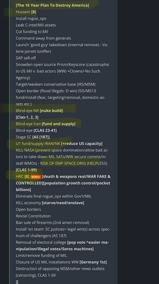 How can anyone read Q drops and not come away totally mind-blown?

From 2018. The 16 Year Plan to destroy America